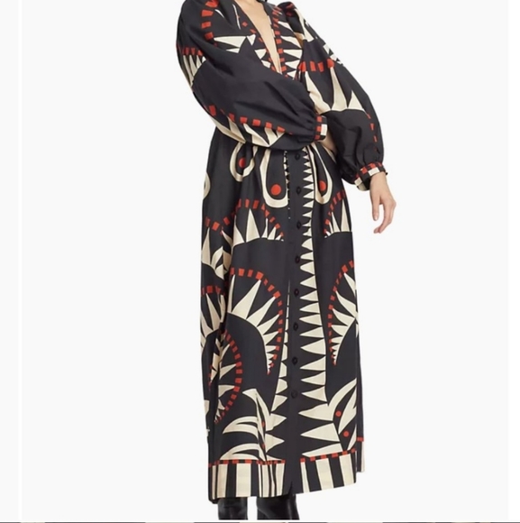 Farm Rio Puff Sleeve Maxidress - Picture 2 of 5